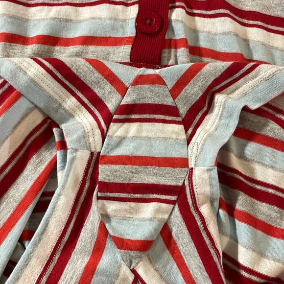 La Vie En Rose Striped Long Sleeve Pyjama Romper Size Small - Picture 10 of 13